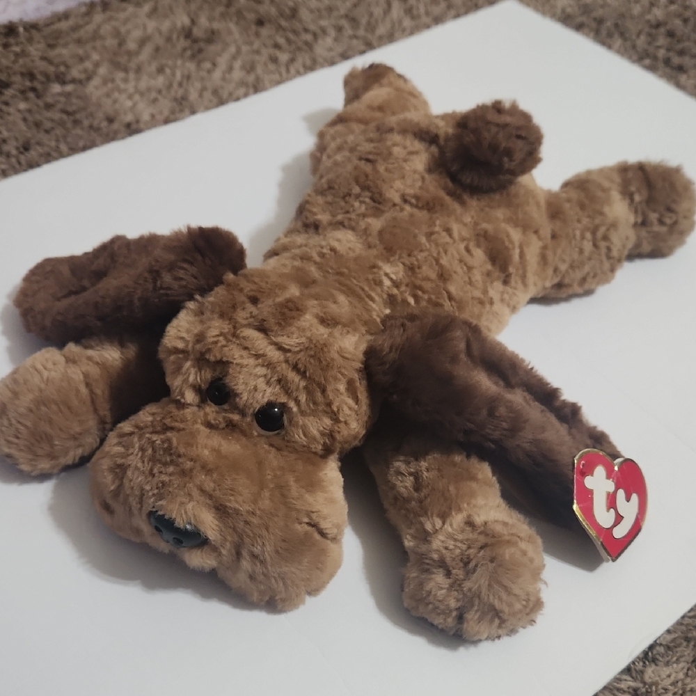 Ty Beanie Buddy 1994 Brown Hound Dog Elvis